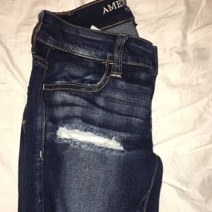 American eagle ripped jeans